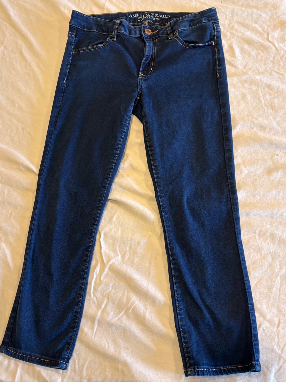 American Eagle Outfitters Women's Dark Blue Jegging Crop Size 12